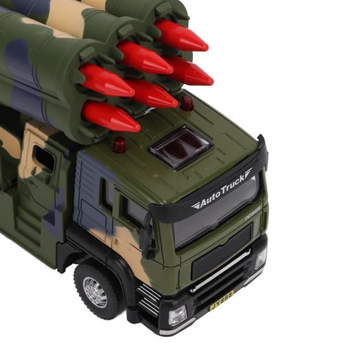 1/50 Militärraketen-Fahrzeug-Modell-Legierung Ziehen Zurück Raketen-Auto- SA - Bild 3 von 24