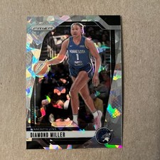 2024 Panini Prizm WNBA - Diamond Miller #63 Ice Prizm