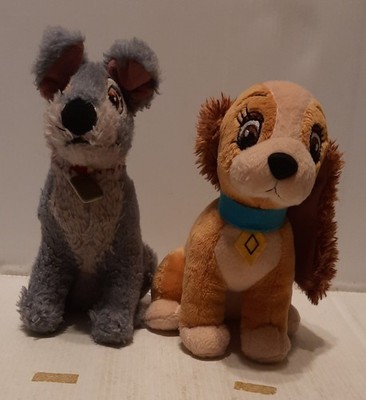 6 Zoll Disney Lady and the Tramp 2 x Hund Stofftier Plüschtier