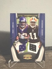 Donruss 2009 Gridiron Gear Next Gen Harvin Massaquoi #7 Vikings Browns /250