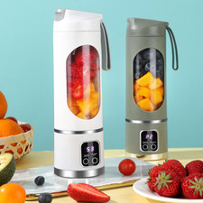 Rechargeable 450ml Blender with 12 Blade Design and Digital Control Panel