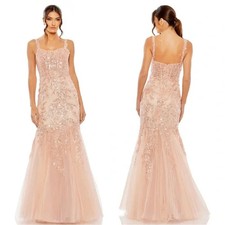Mac Duggal 20559 Corset Detailed Embellished Gown Sz 6 NWOT
