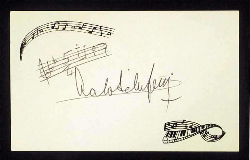 LALO SCHIFRIN TV Movie Composer AMQS MISSION IMPOSSIBLE THEME Autograph Signed