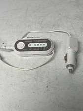 Prime Audio Wireless FM Transmitter  iPhone Android Black White White Tested