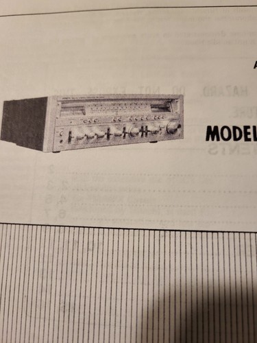 Hitachi SR-2004 Receiver Rare Instruction Manual Photocopy - Picture 3 of 3