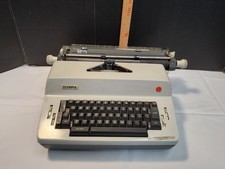 Vintage Olympia 35 A61 Typewriter W/ Cover, WORKING TESTED thumbnail