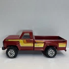 NICE ! Metallic Red Tonka Pick Up Truck COMPLETE  (1624)