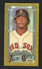 2025 Topps Allen & Ginter Mini Gold Refractor #8 Pedro Martinez HOF 6/50