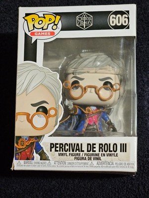 Funko Pop! CRITICAL ROLE 606 PERCIVAL DE ROLO III Vinyl Figure New in Box! RARE!