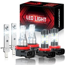 For Mazda 6 2004 2005 - 2008 6x Led Headlight High Low Beam Fog Light Bulbs Kit For Mazda 6 2004 2005 - 2008 6x Led Headlight High Low Beam Fog Light Bulbs Kit