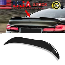 FOR 11-17 BMW 5 Series F10 535i 535d Gloss Black PSM Style Rear Spoiler