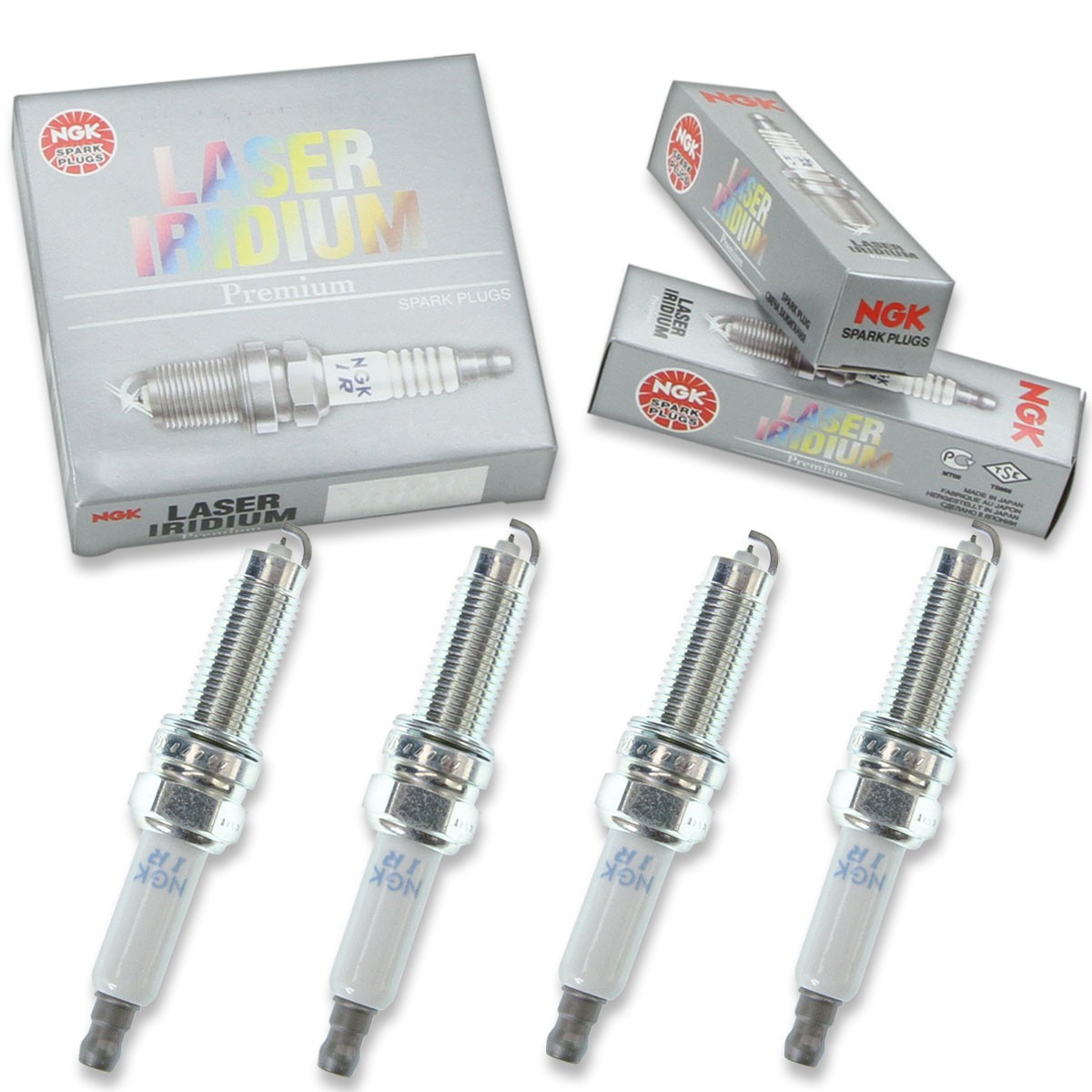 4 pc NGK 94290 ILZKR8A Laser Iridium Spark Plugs for 101 905 622 A Ignition ok