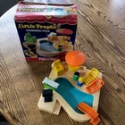 Vintage 1986 Fisher Price Little People Swimming Pool 2526 IN BOX COMPLETE