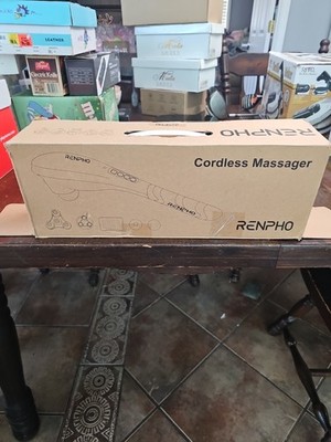 RENPHO Rechargeable Hand Held Deep Tissue Massager for Muscles, Back, Foot, Neck