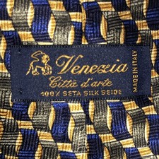 Venezia Citt  d  Arte tie Made In Italy 100 Silk Authentic Luxury Designer