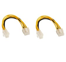 Fpz-bd 2 Pack 8inch Power Adapter 4-Pin Female to 8-Pin Male ATX EPS 12V 8, 2