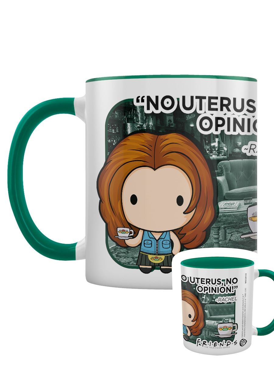 Friends Rachel Chibi Green Inner 2-Tone Mug