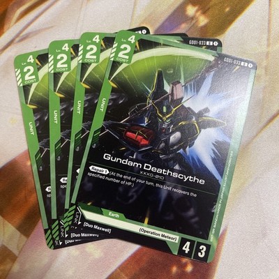Gundam Card Game Gundam Deathscythe GD01-033 U Playset Of 4