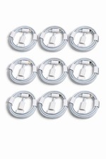 Lot of 9 USB-C to lightening Cables White Charging Cord Fast Charger for iPhone