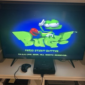 SEGA Saturn MK-80000 US-NTSC Tested w Box, Game, Controller, AV/Power Cords