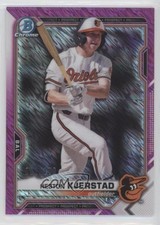 2021 Bowman Chrome Prospects Fuchsia Shimmer Refractor /199 Heston Kjerstad 0lc2