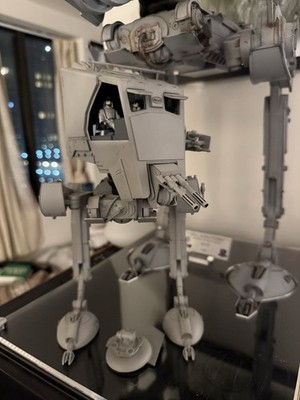 STAR WARS CODE 3 AT-ST SCOUT WALKER DIE CAST