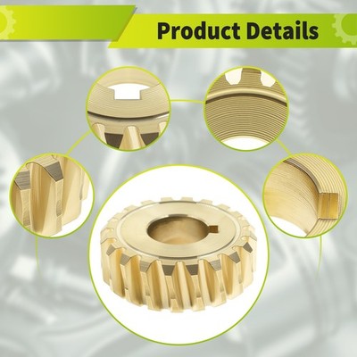 20-Tooth Snowblower Worm Gear – Replacement For MTD 717-0528 / 717-04449 / 917-0528