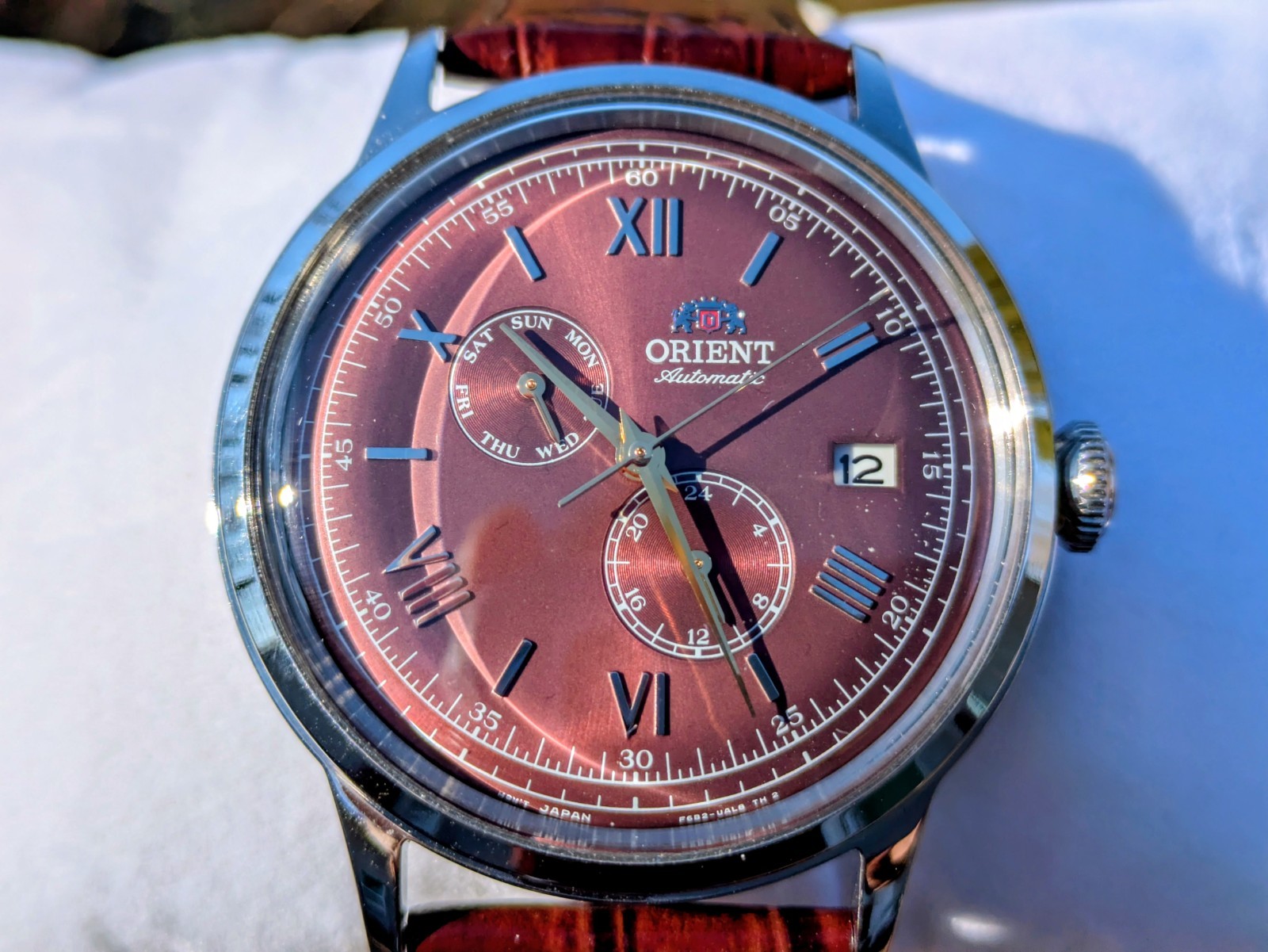 Mint Orient Bambino Version 8 Automatic Watch Use… - image 3
