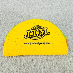 Taco Stress Toy Relief Squishy Yellow Advertising JTM Food Group