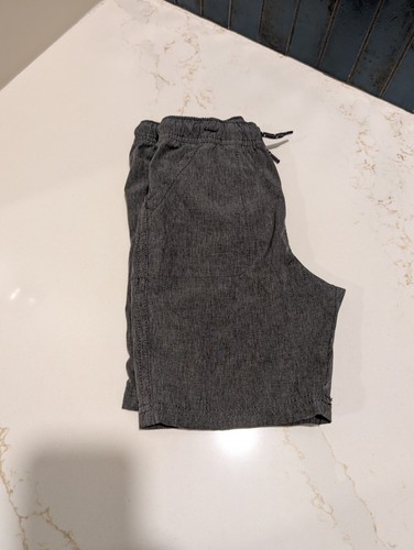 JUMPING BEANS Size 5T Shorts Woven Tech Pockets Drawstring Gray Fast Dry - Picture 7 of 9