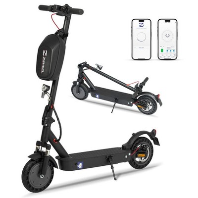 ZWHEEL E9 MAX E-Scooter 500W 10 Zoll 40km mit Straßenzulassung  LED Display DE
