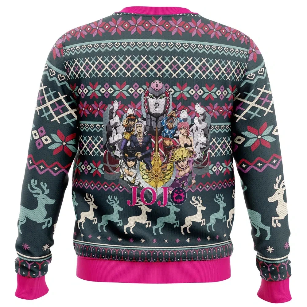 Golden Wind Jojo’s Bizarre Adventure Ugly Christmas Sweater