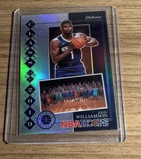 Hoops Premium Stock Class of 2019 Holo Prizm Zion Williamson Rookie Refractor 🔥