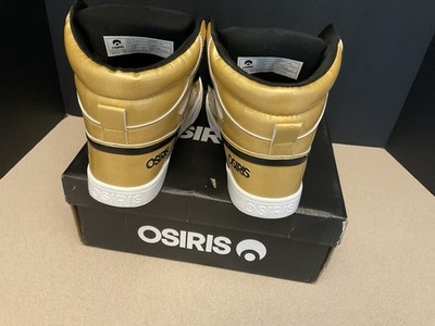 Osiris Rize Ultra Black/Gold/Gum Men’s Size 10.5 – New Condition Osiris Rize Ultra High-Top Shoes - Black/Gold/Gum - Supereight main image 3