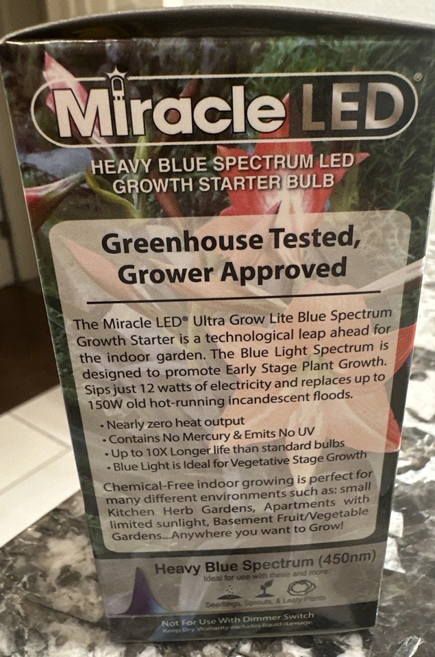 Miracle LED Heavy Blue Spectrum absolute daylight Ultra Grow Light Replaces 150W - Image 3 of 4