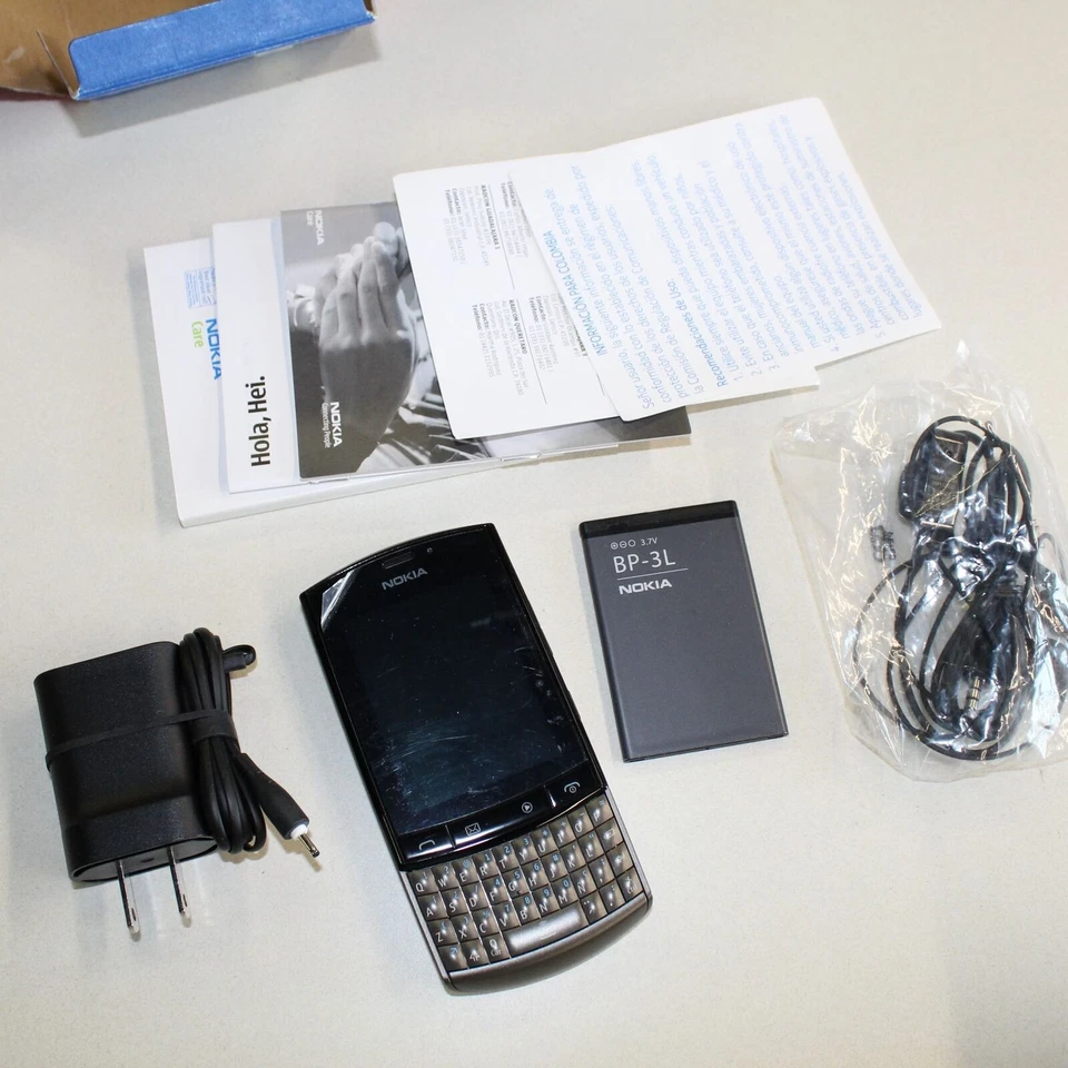 Редкий винтажный смартфон Nokia ASHA 303 Movistar 3G Латинская Америка в коробке - Изображение 3 из 4