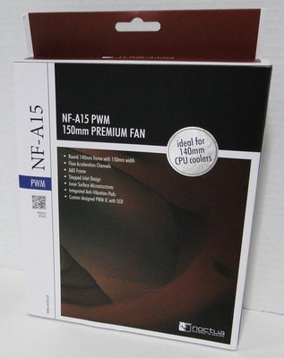 Noctua NF-A15 PWM Premium Quiet Fan 4-Pin 140x150x25 mm - Brown NEW IN BOX !