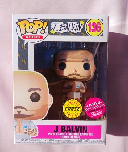 Funko Pop! Rocks J Blavin #136 Limited Edition Chase Green Hair Vaulted