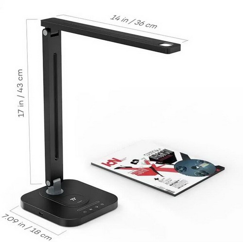 TaoTronics DL038 LED Desk Lamp Charging Port Wireless Charger Night Light LED49 - 第 1/9 張圖片