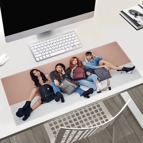 Celebrity Peripheral Blackpink Lisa Jin Zhini Jin Zhixiu Mouse Pad 400x900*3mm - Photo 4/34