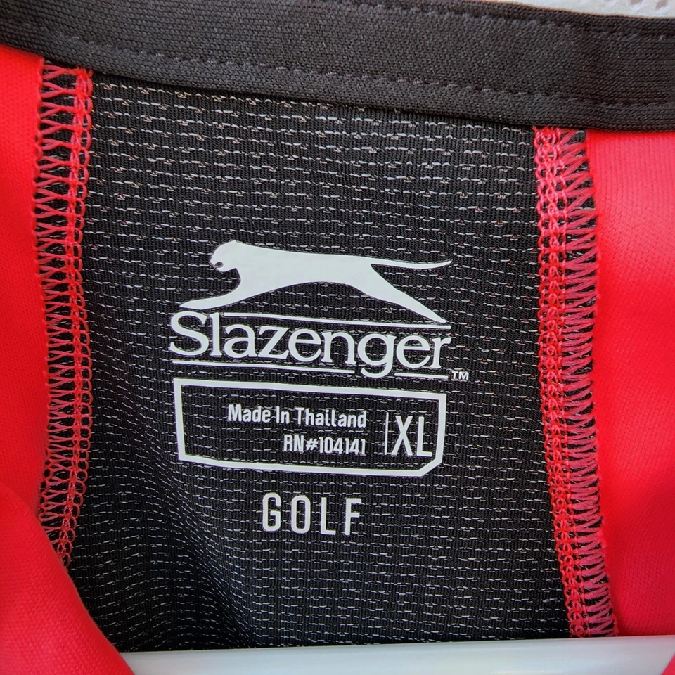 Camisa de Golf Slazenger Estilo Polo Mujer Pullover Talla XL 1/4 Cremallera Rosa Blanco Foto 4 de 4