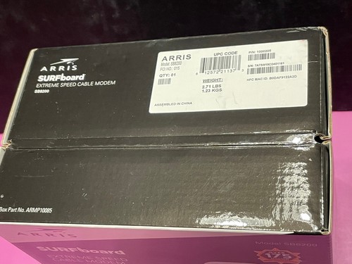 ARRIS SURFboard SB8200 DOCSIS 3.1 Cable Modem - Brand New Factory Sealed - Picture 4 of 11