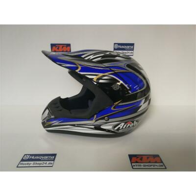 Airoh Runner Nero Blau Gr.XL MX Enduro Moto Cross Offroad Quad Supermoto Touring