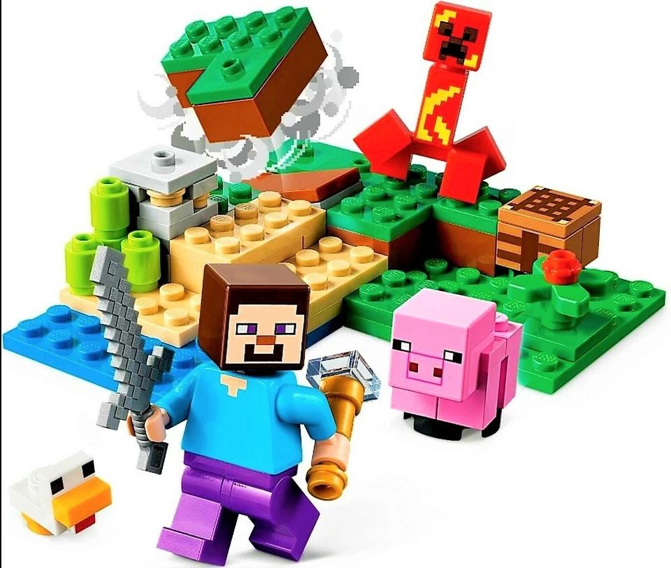 LEGO 21177 Minecraft CREEPER AMBUSH Red Exploding Creeper 72 Pc Collectible NEW - Image 3 of 4