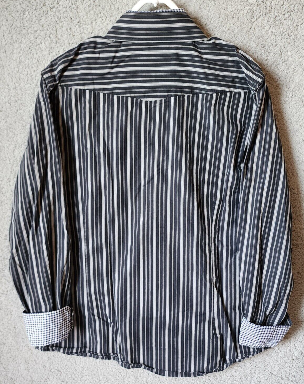 x2 Express Arnold Stuart Striped Button Up Long S… - image 23