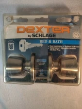Dexter by Schlage Bed and Bath Door knob set - NEW