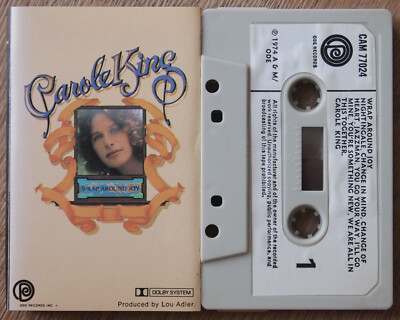 CAROLE KING - WRAP AROUND JOY (ODE CAM77024) 1974 UK CASSETTE TAPE EX!!
