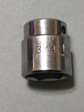 MAC TOOLS X246, 3/8" DRIVE, 3/4" SOCKET, SHALLOW, 6 POINT.