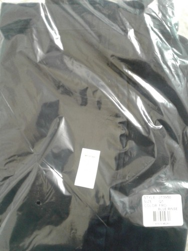 Just My Size Women's 2 Pocket Flat Front Jeans, Tall, Size XLT, Blue Rinse, New! - Picture 5 of 7