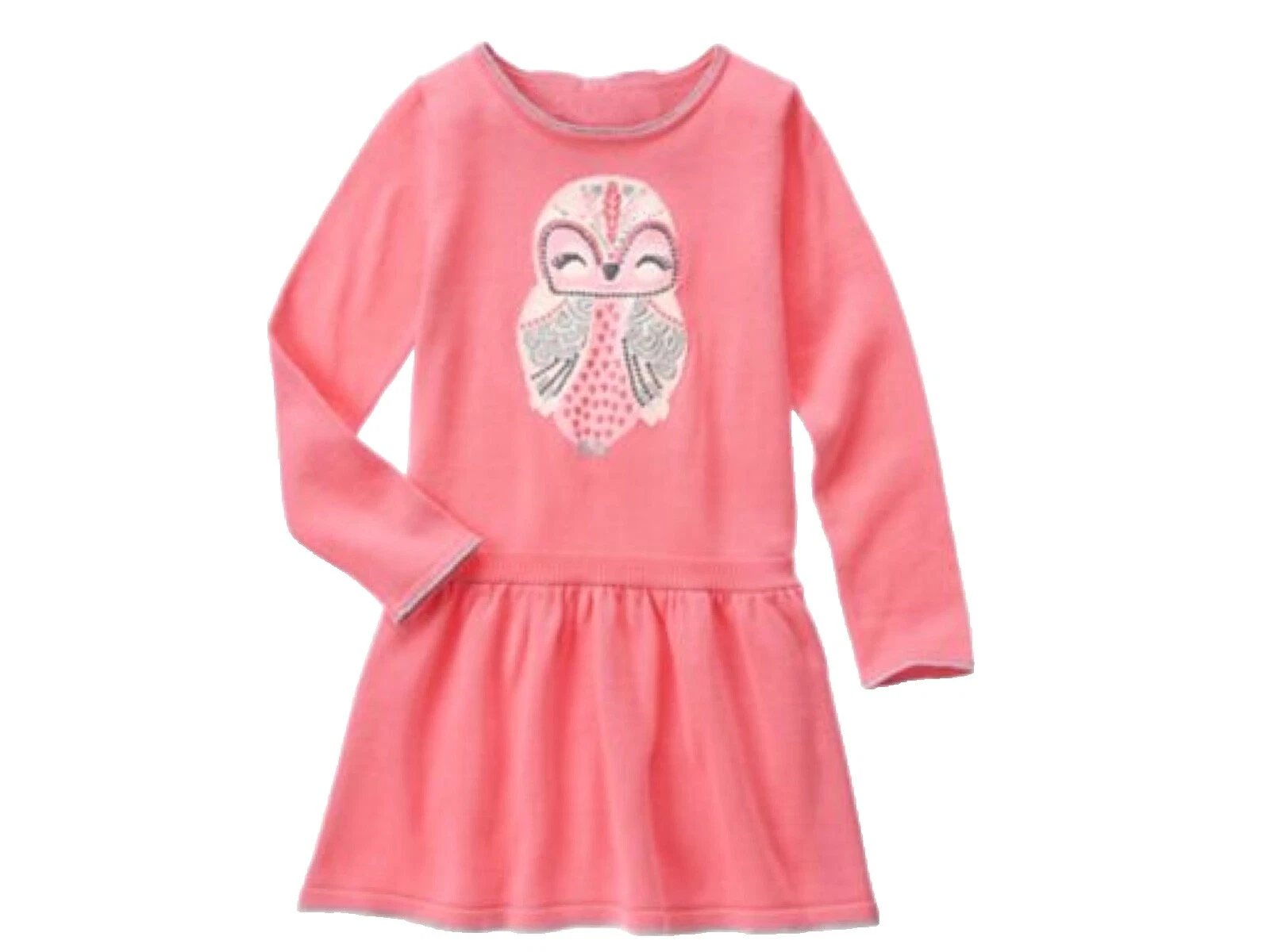 Gymboree 100% 棉猫头鹰连衣裙女